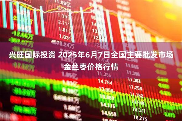 兴旺国际投资 2025年6月7日全国主要批发市场金丝枣价格行情