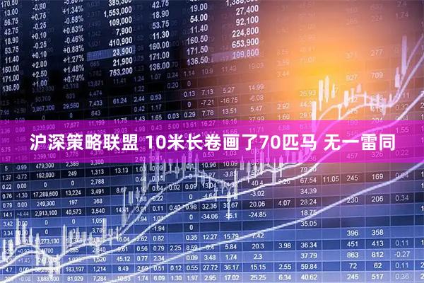 沪深策略联盟 10米长卷画了70匹马 无一雷同