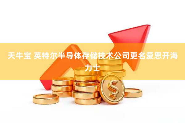 天牛宝 英特尔半导体存储技术公司更名爱思开海力士